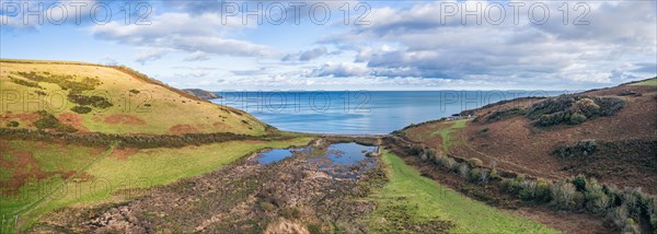 Panorama over Man Sands