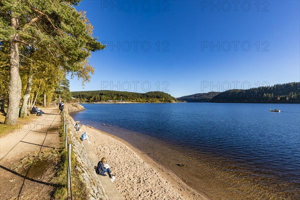 Schluchsee in the Southern Black Forest nature Park