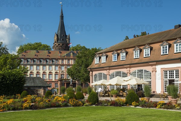 Pleasure garden with castle and orangery