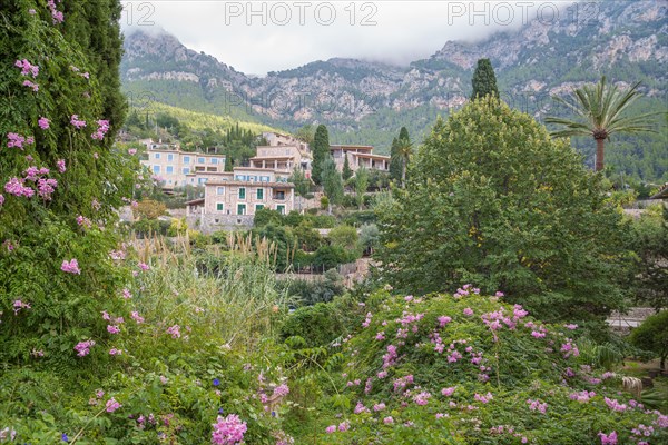 View of Deia village