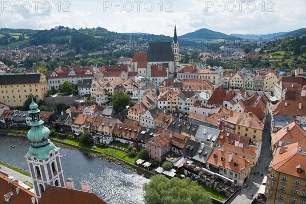 Town view from the castle tower