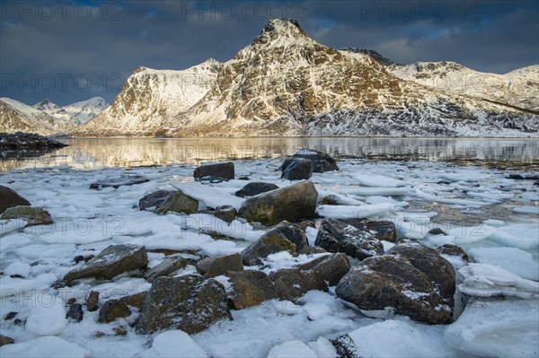 Winter Scandinavian landscape