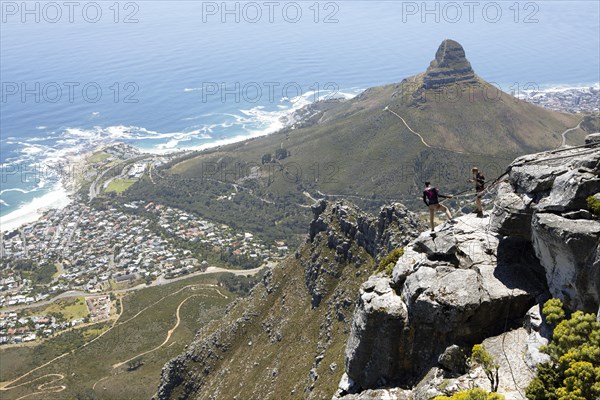 Abseiling on Table Mountain