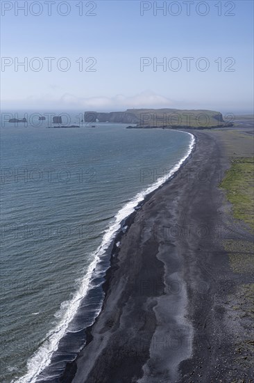 View over Reynisfjara Beach