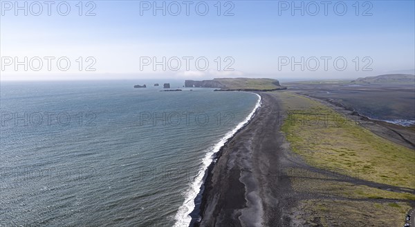 View over Reynisfjara Beach