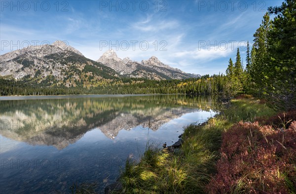 Reflection in Taggart Lake