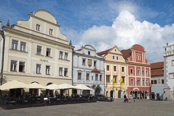 Houses on Unity Square Namesti Svornosti