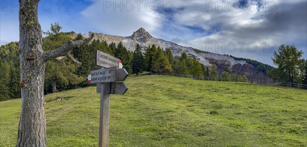 Signpost to the Weisshorn