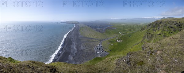 View over Reynisfjara Beach