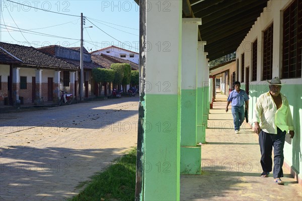 Arcades of a colonial house