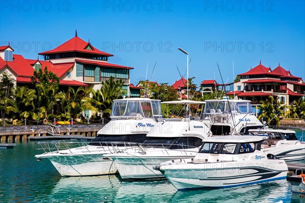 Eden Island artificial island with marina