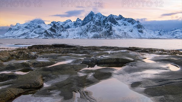 Winter Scandinavian landscape