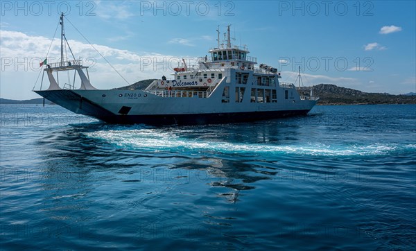 The car ferry on the island of La Maddalena