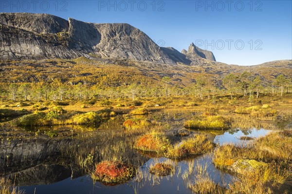 Mount Kulhornet with moorland