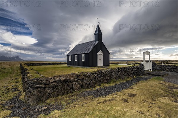 Black Wooden Church