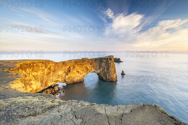 Rock arch Dyrholaey