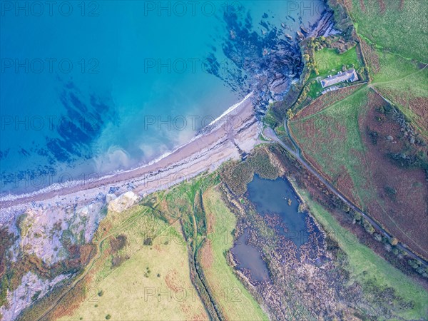 Top Down view of Man Sands