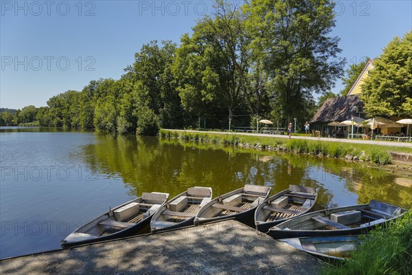 Roggenburg pond path