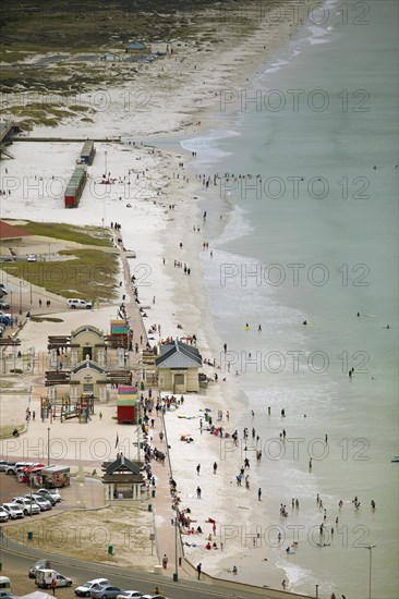 Bird's eye view of Muizenberg Beach