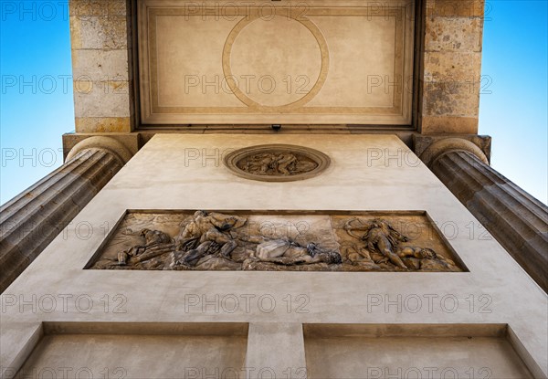 Reliefs with the Hercules Saga inside the columns of the Brandenburg Gate