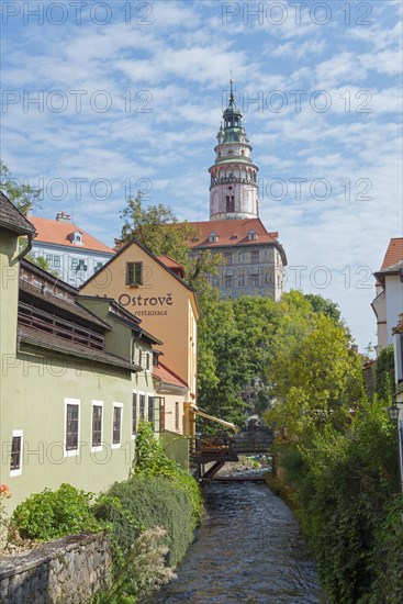 Cesky Krumlov Castle with Castle Tower