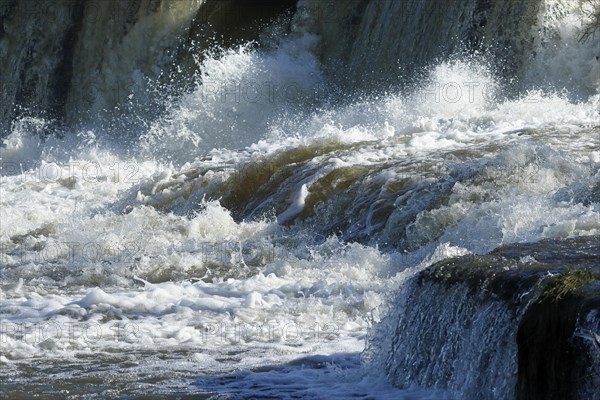 Strong current in the Chateauguay River