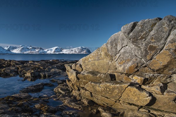 Winter Scandinavian landscape