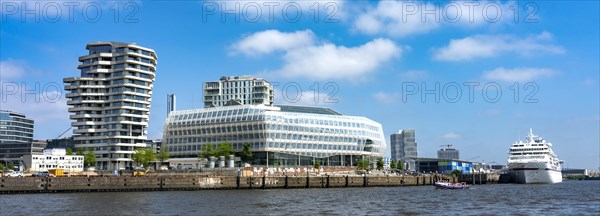 The cruise terminal at Ueberseequartier