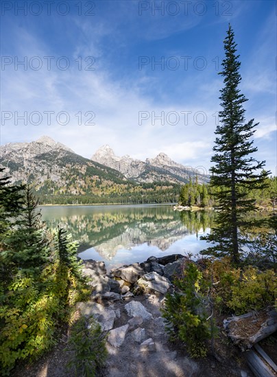 Reflection in Taggart Lake