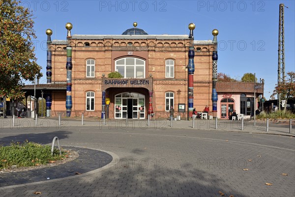 Hundertwasser railway station in Uelzen