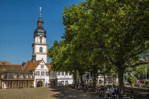 Old town hall and Protestant parish church