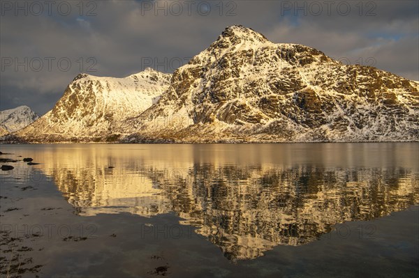 Winter Scandinavian landscape