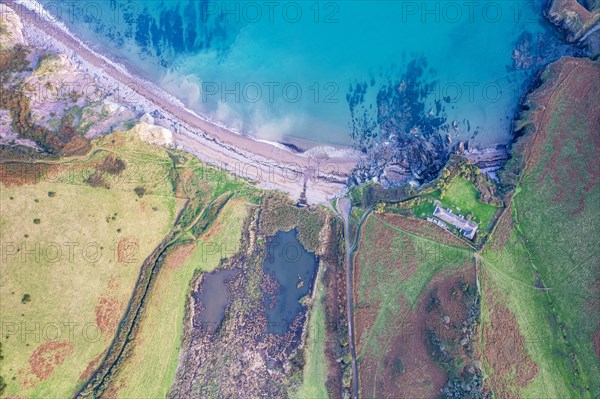 Top Down view of Man Sands