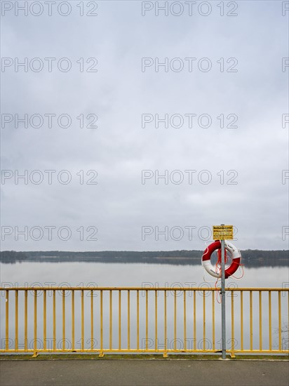 Lifebuoy at Lake Tegel