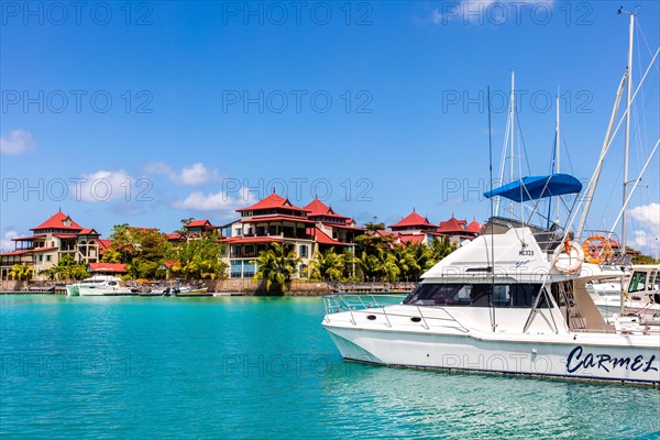 Eden Island artificial island with marina