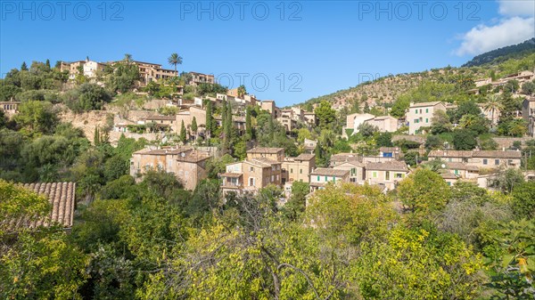 View of Deia village