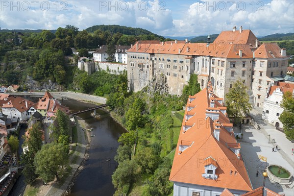 City view from the castle tower on the Old Town