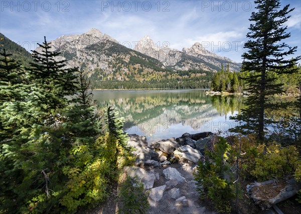 Reflection in Taggart Lake