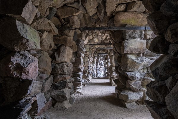 Grotto on the shore of the Schwerin Inner Lake at the palace garden of Schwerin Palace