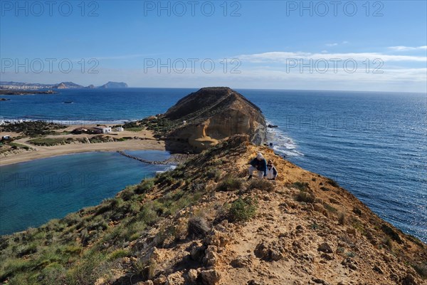 Above the bay of sandy beach Cocedores with Play Carolina