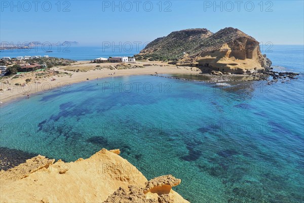 Bay of sandy beach Cocedores with Play Carolina