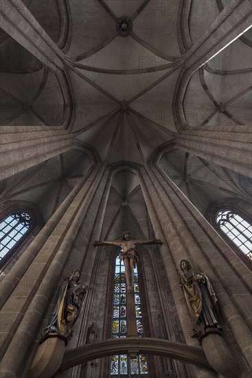 East choir with crucifixion group around 1500 by Veit Stoss