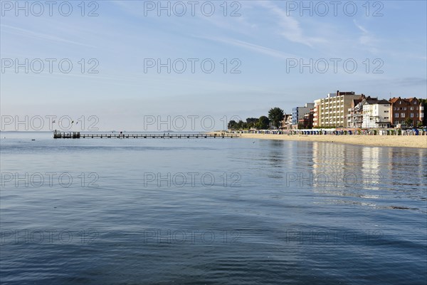 Water area and beach of Wyk auf Foehr