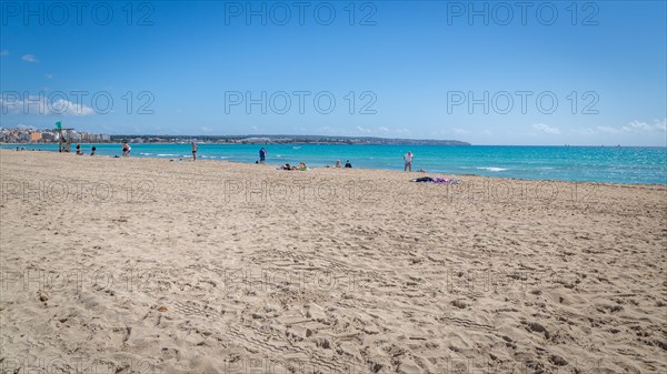 Deserted beach at Ballermann during Lockdown