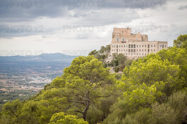 Santuari de Sant Salvador monastery on the Puig de Sant Salvador mountain