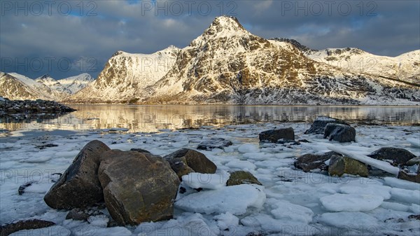 Winter Scandinavian landscape