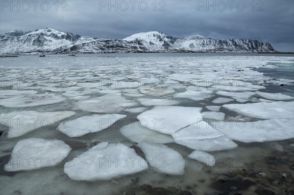 Winter Scandinavian landscape