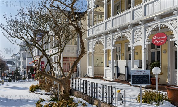 Traditional houses in the Baltic resort of Sellin