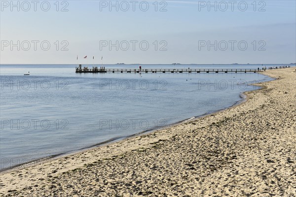 Water area and beach of Wyk auf Foehr