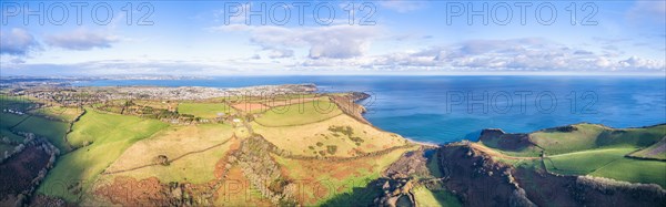 Panorama over Man Sands and Brixham